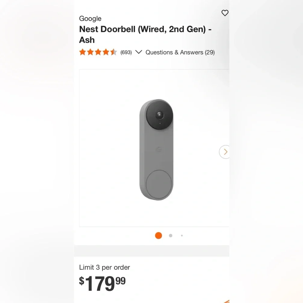 HD Video Doorbell Box - Pink Packaging